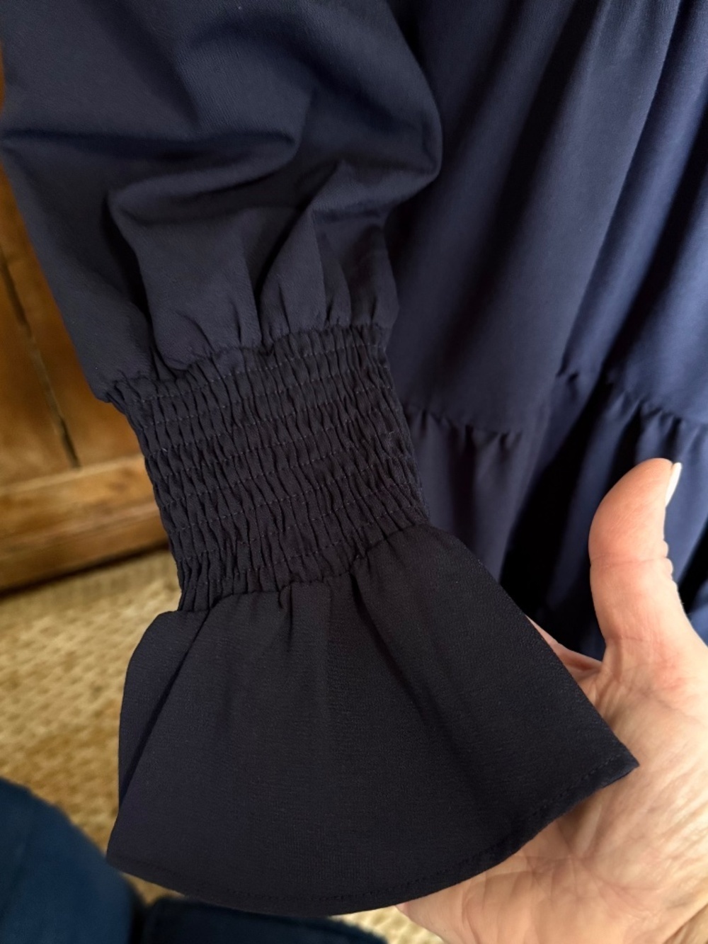Tuckernuck x Pomander Place Navy Kenzo Dress - Picture 9 of 13